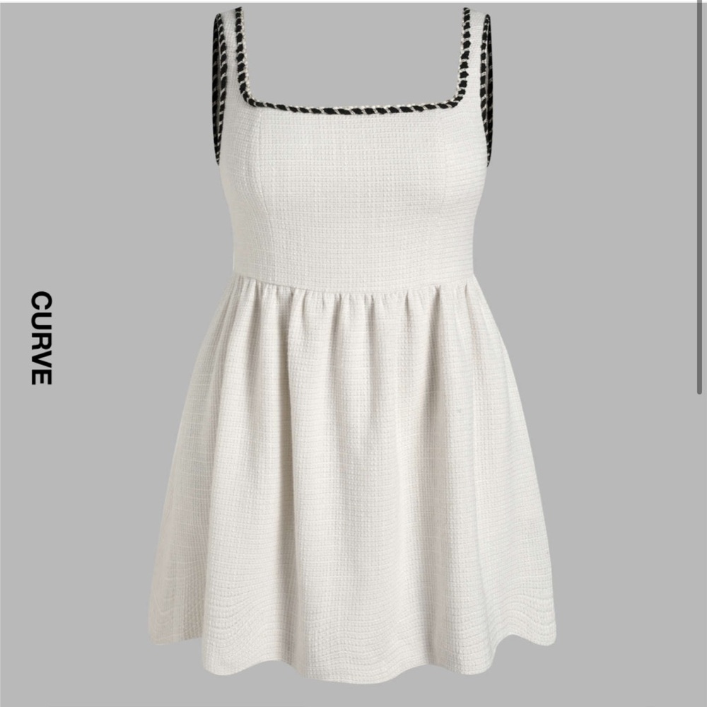 Cider White Mini Dress
